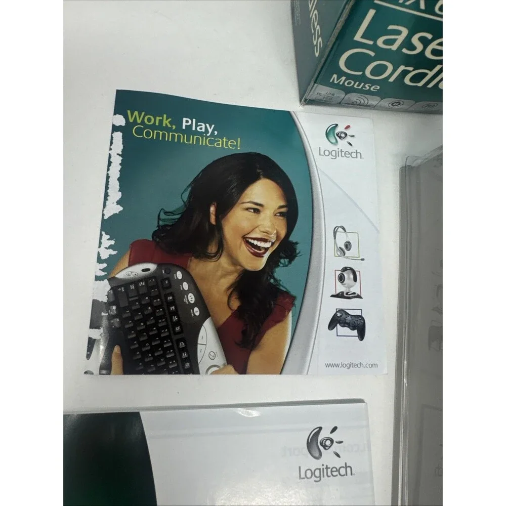 Logitech MX610 Wireless Laser Mouse M-RAY105 NO USB Receiver comes with box